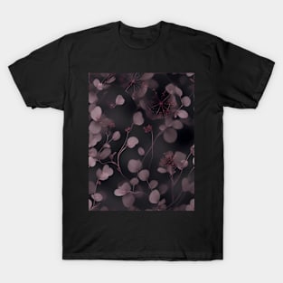 Delicate Flowers in Dusty Elegance T-Shirt